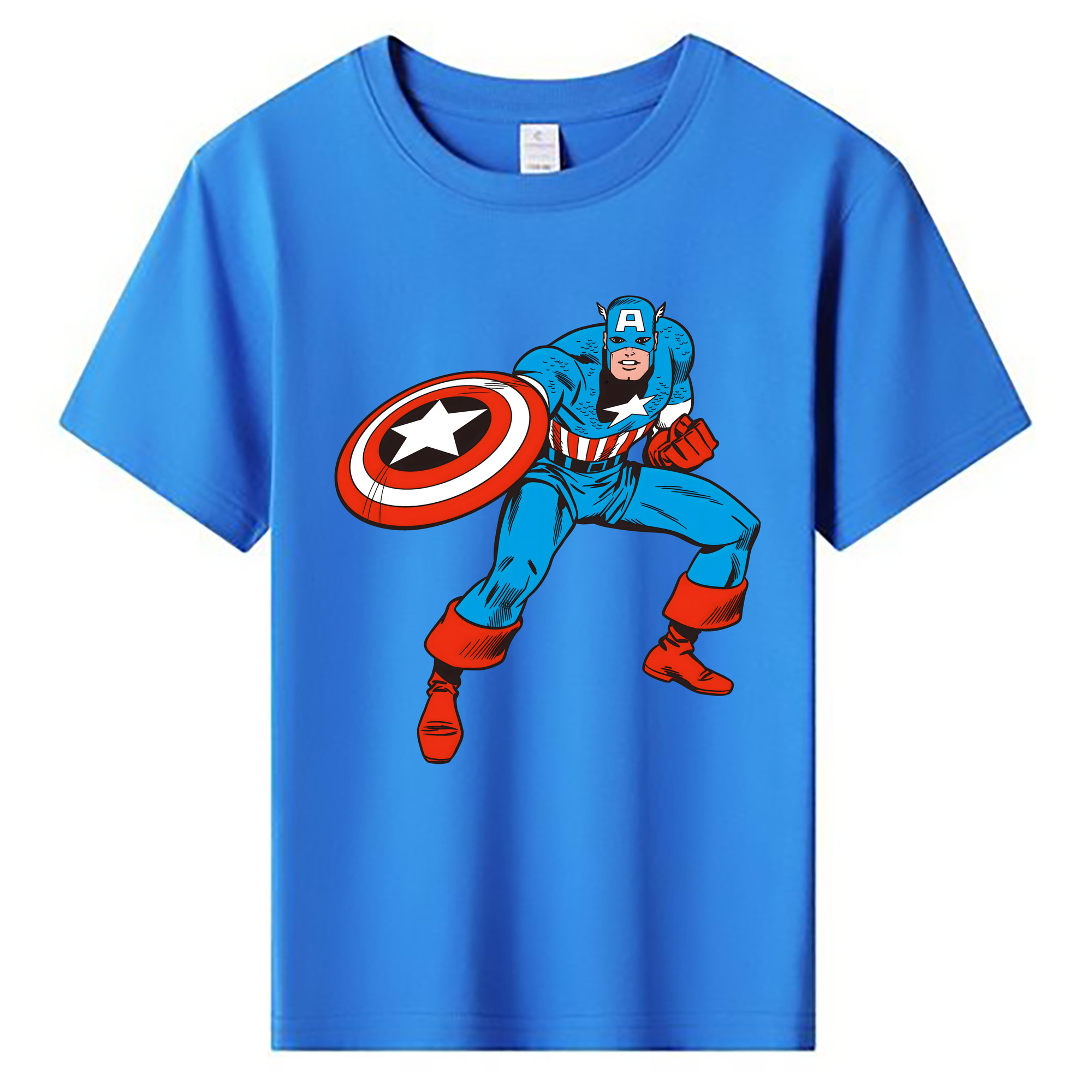 （画像用） アベンジャーズ The Avengers 綿100％キッズTシャツ（フロントプリント）